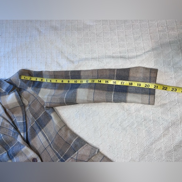 VTG 70s Jr. Things Plaid Wool Blend Blazer ILGWU Made in USA Academic Boho - Picture 11 of 14